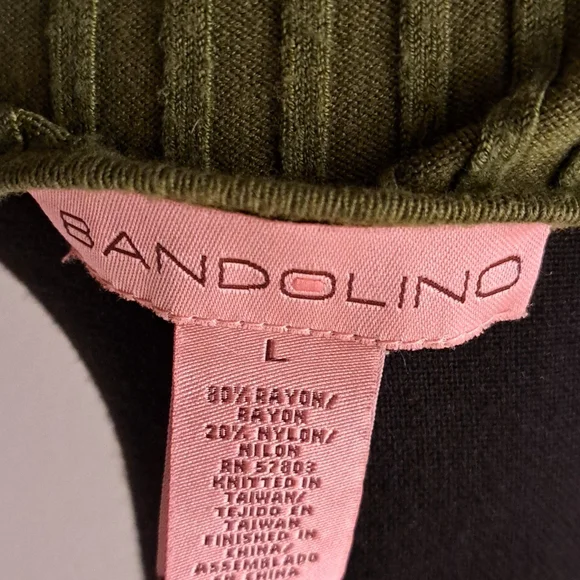 Bandolino lightweight Large green sweater - Picture 3 of 3